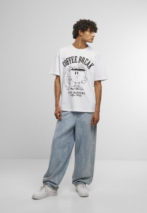 Produktbild Mister Tee MisterTee Life Happens Coffee Helps Oversize Tee - 201323 (L)