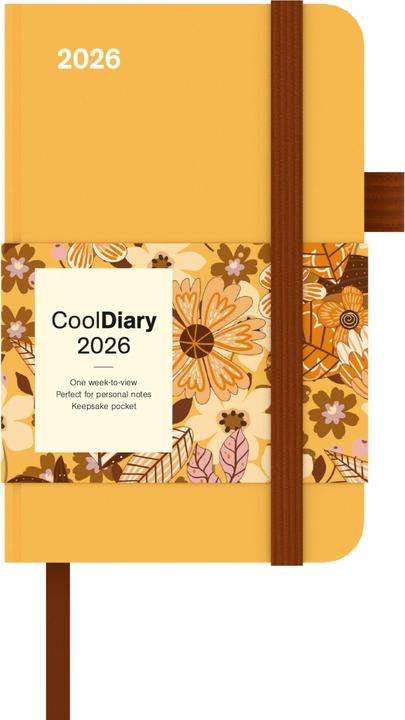 Produktbild RayFlower2026-Diary-Buchkalender-Taschenkalender-9x14 (9 x 14 cm, 1 Woche / 2 Seiten)