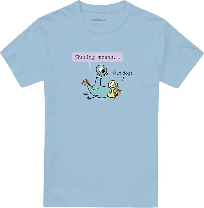 Produktbild The Pigeon Sharing Means TShirt (M)