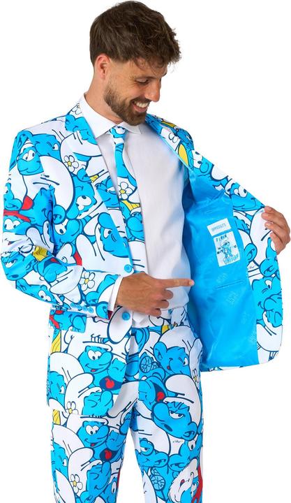Actual product image OppoSuits The Smurfs suit (60)