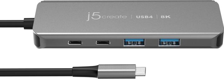 Immagine prodotto j5Create JCH453-N Hub sottile USB4® 8K60 (USB-C, 5 porte)