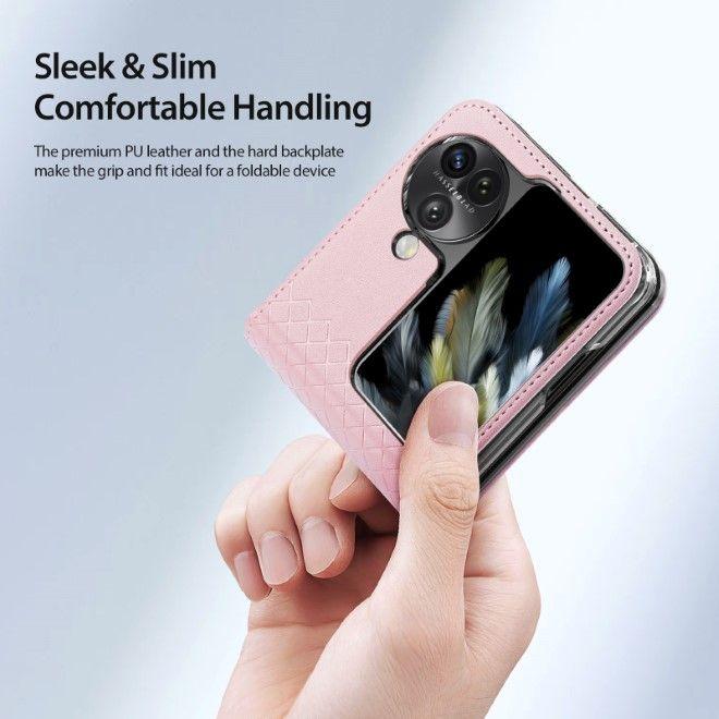Actual product image Dux Ducis Bril Series Leather Cover (Oppo Find N3 Flip)