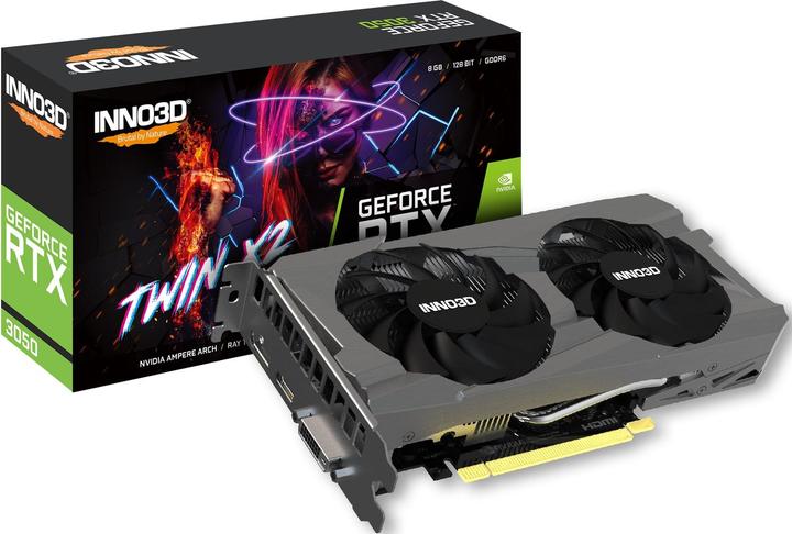 Actual product image Inno3D GeForce RTX 3050 Twin X2 (8 GB)