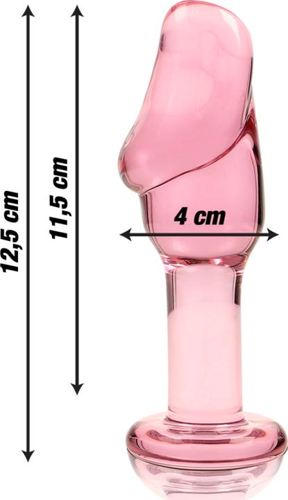 Immagine prodotto Ibiza Serie Nebula Di ™ - Modello 6 Anal Plug In Vetro Borosilicato 12,5 X 4 cm Rosa