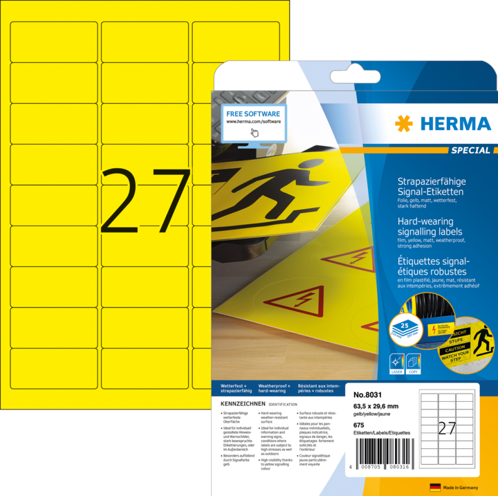 Immagine prodotto Herma Etichette resistenti alle intemperie A4