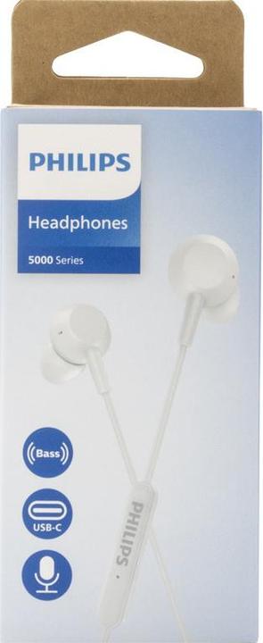 Actual product image Philips HEADPHONES USB-C TAE5008BK/00 (No noise cancellation, Cable)
