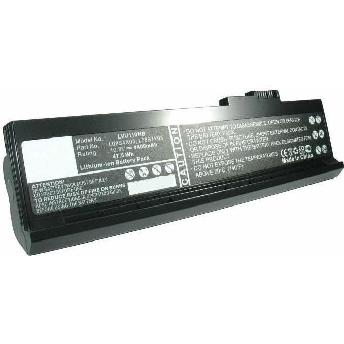 CoreParts Laptop Battery for Lenovo (1 Zellen, 4400 mAh), Notebook Akku, Schwarz