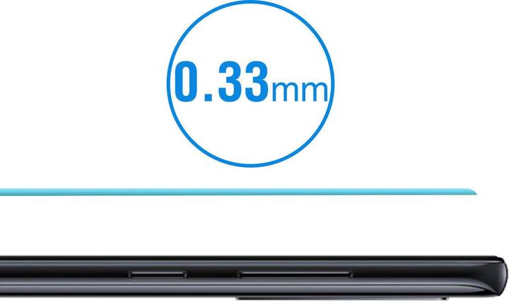Actual product image Avizar Crystal clear film, glass screen protector (1 Piece, Samsung Galaxy A9 (2018))