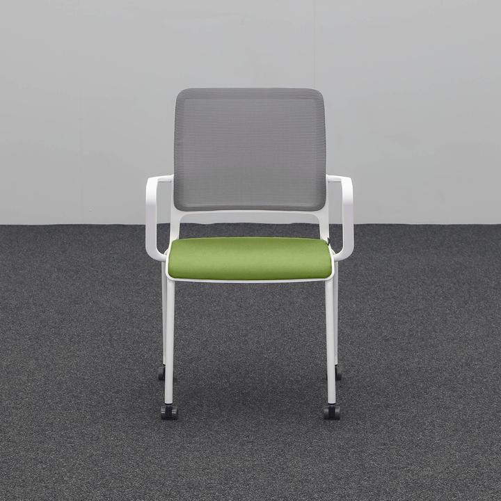 Immagine prodotto Sitag 4-Fuss Stühle SitagXilium Mesh Grün mit Fixarmlehnen, Neu (48 cm)