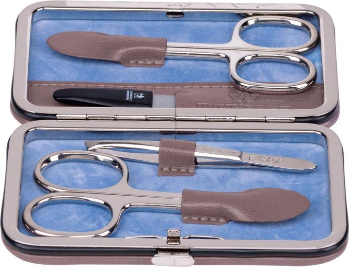 Immagine prodotto Windrose 803665.07 - Astuccio per manicure 4 pezzi Merino Moda grigio