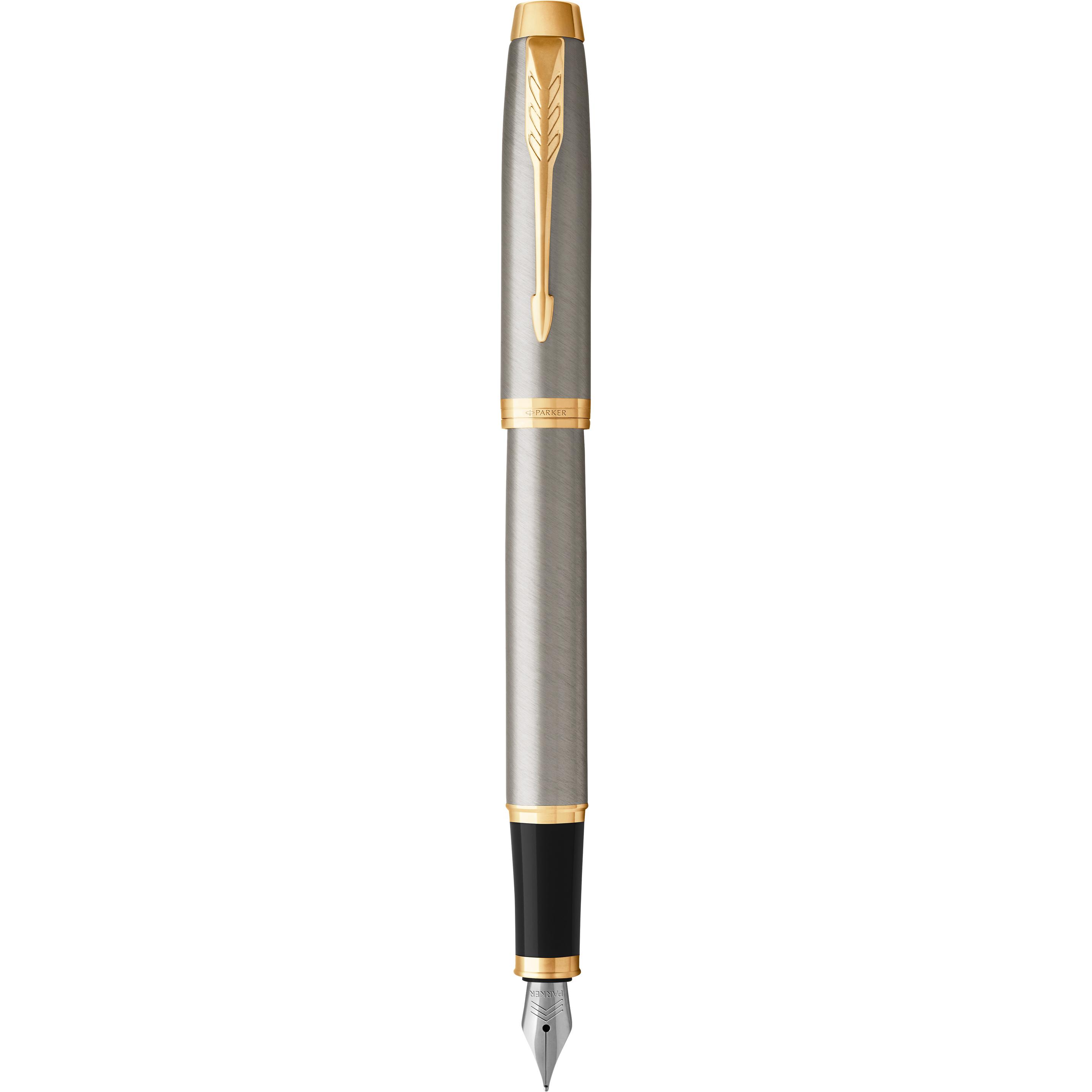 Parker Pen, Schreibstifte, IM Brushed Metal G.C. (Gold, Silber, 1 x)