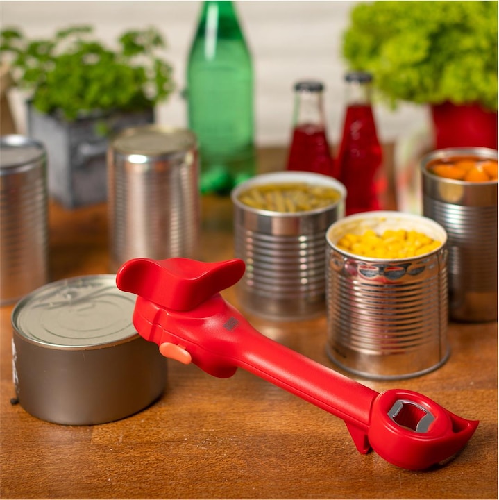 Actual product image Kuhn Rikon Auto Safety Master opener red