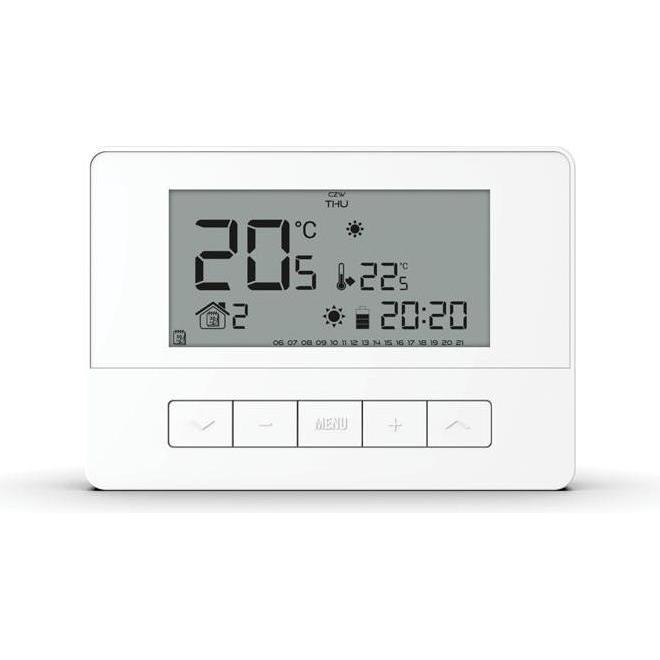 Tech Air Drahtloser weisser Raumregler T-4.2 Tech Steuerungen, Termostato