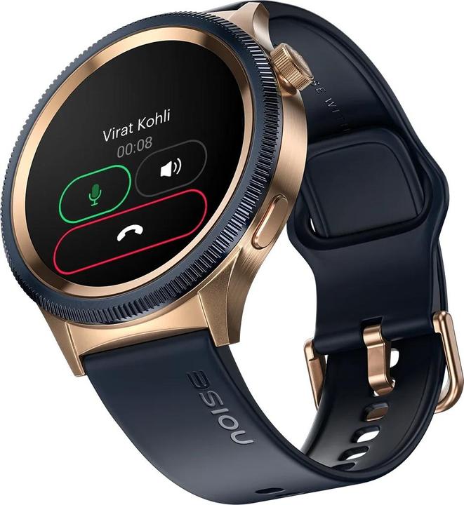 Actual product image Noise NoiseFit Halo 2 Smartwatch Gold Blue (42 mm)