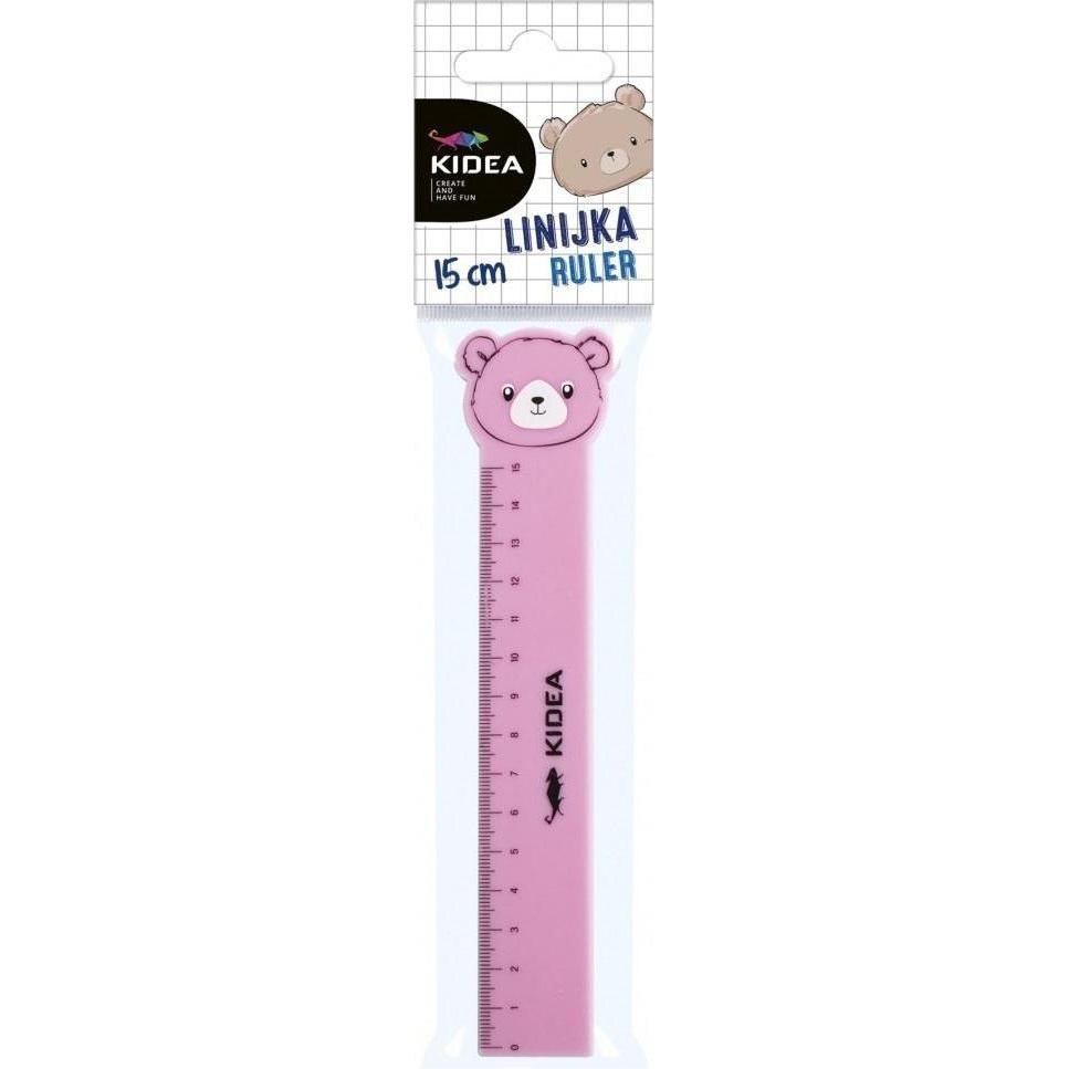 Kidea, Righello, Lineal mit einer 15 cm grossen KIDEA-Figur (15 cm)