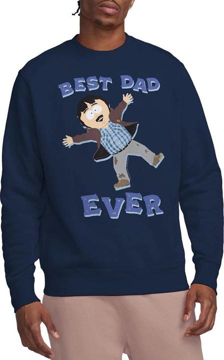 Actual product image Ubisoft Unisex Adult Best Dad Ever Randy Marsh Fathers Day Sweatshirt (S)