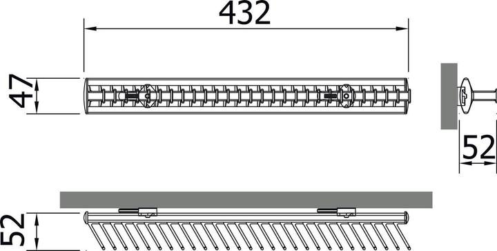 Produktbild Servetto Krawattenhalter SELF SYSTEM