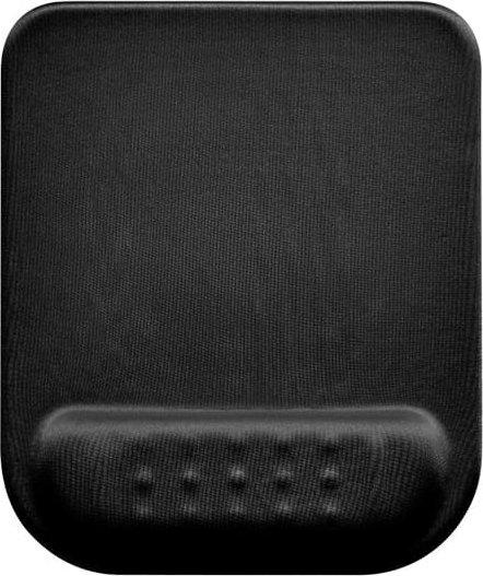 Powerton ERGO DARK EDITION Mauspad mit Handauflage aus Memory-Schaum, schwarz