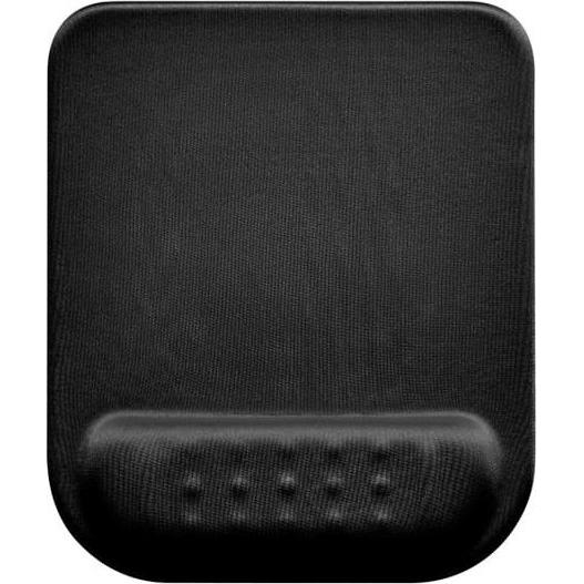 Powerton ERGO DARK EDITION Mauspad mit Handauflage aus Memory-Schaum, schwarz, Tappetino mouse, Nero