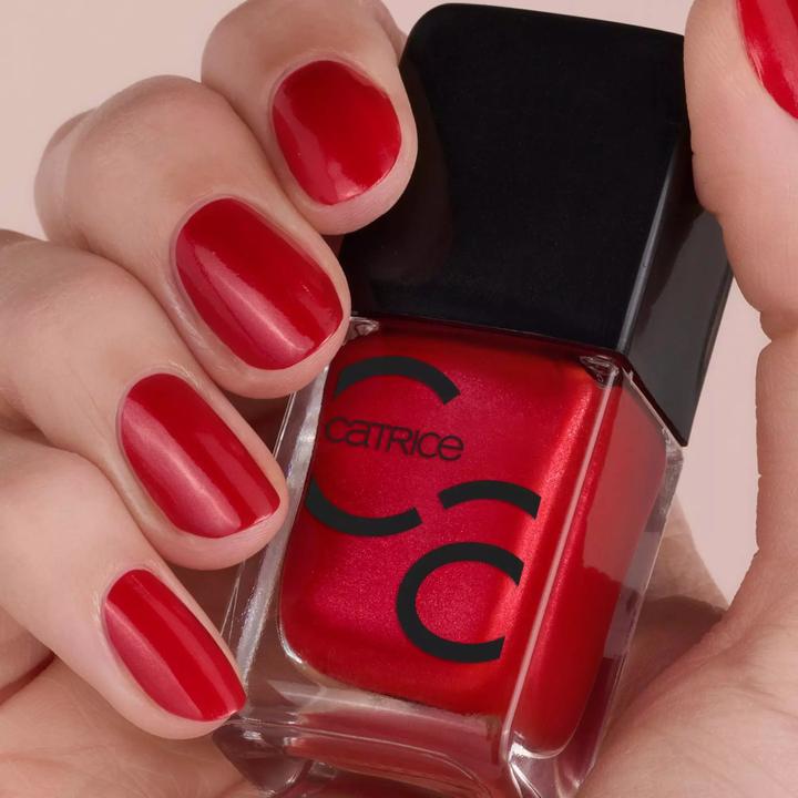 Actual product image Catrice Iconails (166 Say It In Red, Gel-Effect Nail Polish)