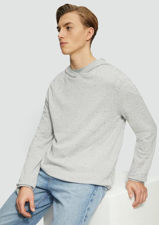 Actual product image s.Oliver Strickpullover Gestrickter Hoodie aus Melangegarn (M)