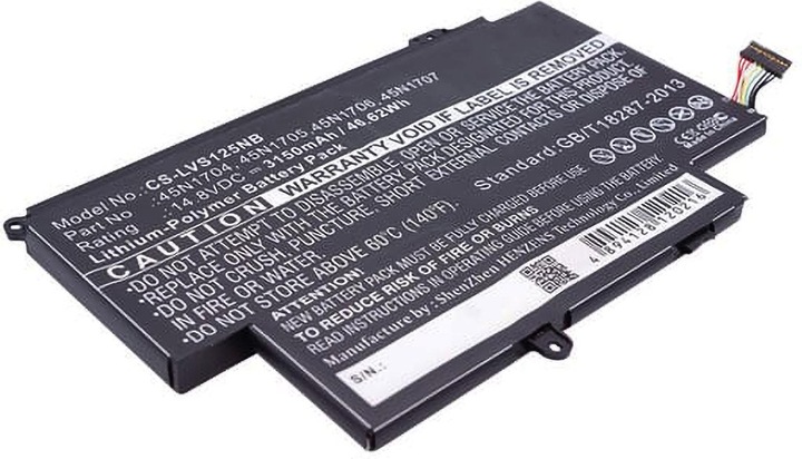 Actual product image AGI Battery compatible with Lenovo 45N1705 - Battery - 3,150 mAh (3150 mAh)