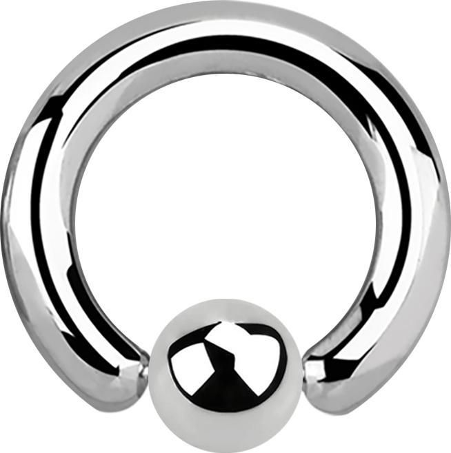Immagine prodotto Star Piercing Anello di chiusura a sfera argento (senza ottone, Acciaio chirurgico 316L)