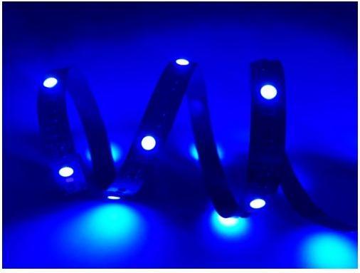 Actual product image Deltaco USB-powered LED loop (RGB, Multicoloured, White, RGBW, 200 cm, Indoor, Outdoor)