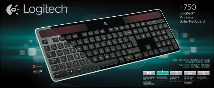 Actual product image Logitech K750 (CH, Wireless)
