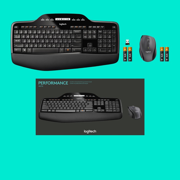 Actual product image Logitech Mk710 (CH, Wireless)