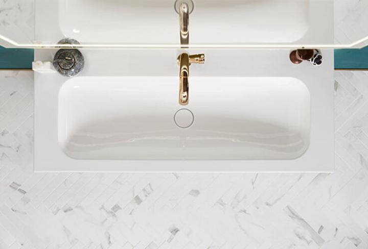 Actual product image Villeroy & Boch V&B Cabinet washbasin FINION w. concealed ÜL ViFlow 800x500mm we C+ (500 mm, 800 mm)