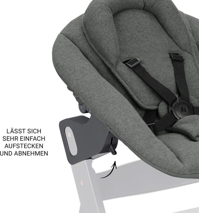 Produktbild Hauck Hochstühle Beta Plus Natural 5-tlg. Newborn Set - Hochstuhl + (Hochstuhl Sitzerhöhung)