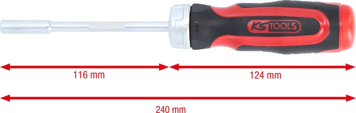 Image du produit KS Tools 12 en 1 Tournevis à cliquet pour embouts