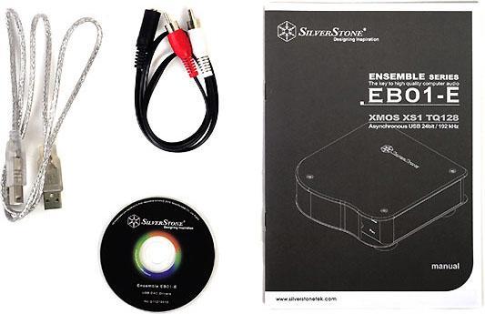 Produktbild Silverstone SST-EB01S-E Ensemble Digital to Analog Converter - silber (USB)