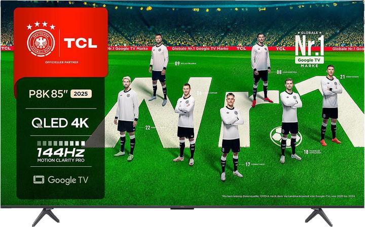 Actual product image TCL 85P8K 85" 4K QLED HDR Smart TV (85", 4K, 2025)