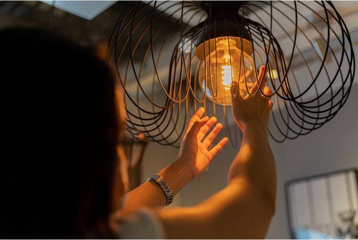 Image du produit Hama Lampe LED intelligente, Matter, E27, globe, filament G95, RGBW, dimmable, avec application (E27, 4.90 W, 470 lm, 1 x, F)
