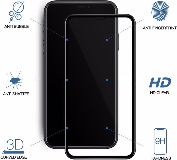 Produktbild Woodcessories Premium Glass 3D (1 Stück, Apple iPhone 6)