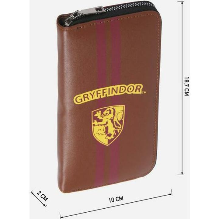 Actual product image ticket box faux-leather, brown