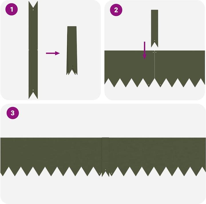 Produktbild vidaXL Gartenumrandung (100 cm)
