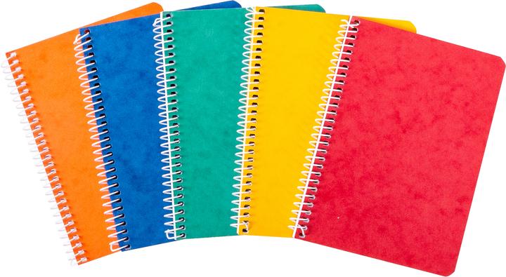 Produktbild Novooo Spiralheft assortiert (A6, Kariert)