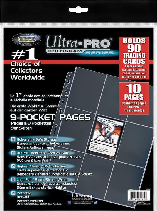 Actual product image Ultra Pro Folder pages