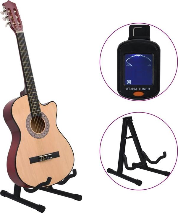 Image du produit VidaXL Noll (Guitare occidentale, Bois de tilleul)