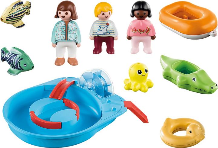 Produktbild Playmobil Fröhliche Wasserbahn (70267, Playmobil 1.2.3)