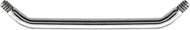 Immagine prodotto Star Piercing Superficie del bilanciere a 45° argento (senza ottone, Acciaio chirurgico 316L)