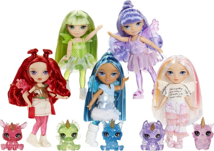 Actual product image MGA Rainbow High Littles Rainbow Fantasy Fairies Doll- Sapphire (blue)