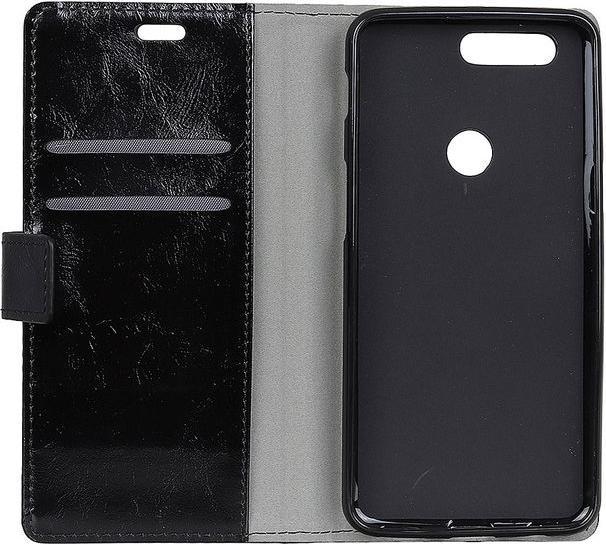 Actual product image MU Classic Crazy Horse Leather Bookcover Case (OnePlus 5T)
