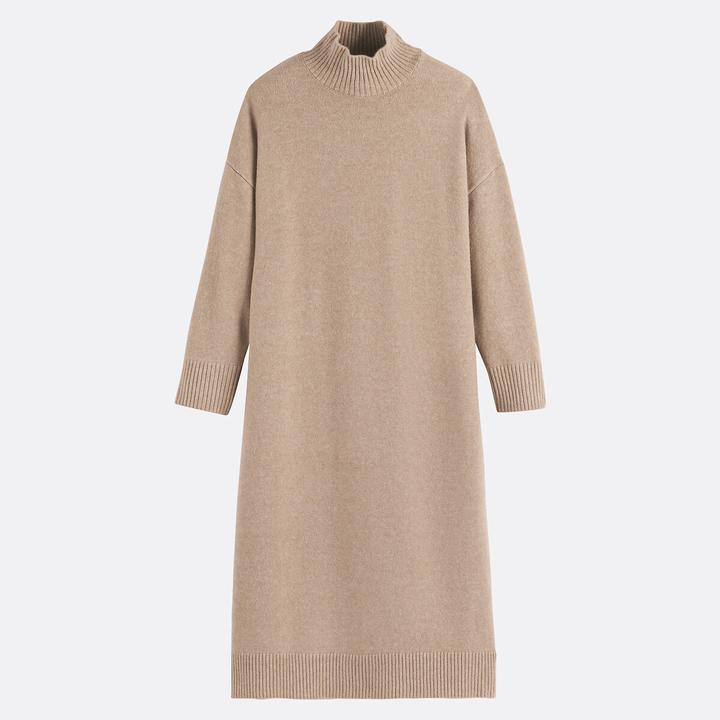 Produktbild La Redoute Collections Strickkleid mit Stehkragen (XXL)