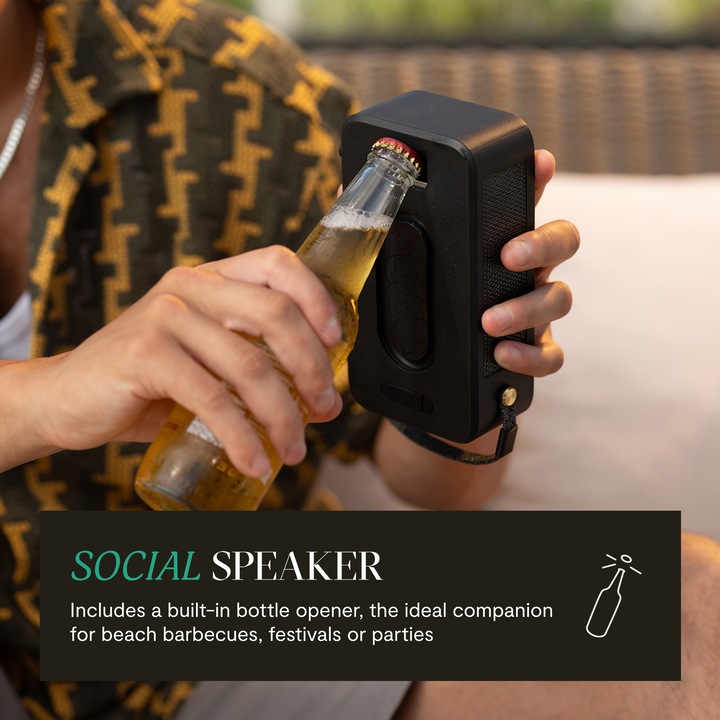 Actual product image House of Marley Roots Solar Bluetooth Speaker (14 h, Solar panel)