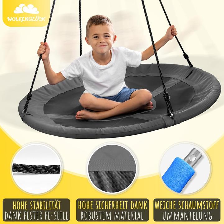 Produktbild Wolkenglück Höhenverstellbare Nestschaukel für Kinder & Erwachsene