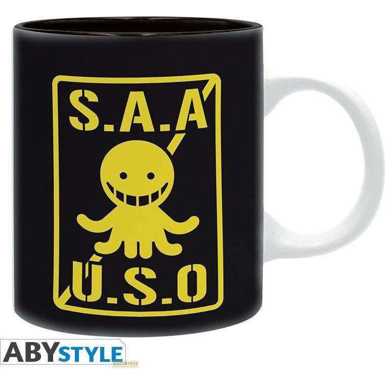 ABYstyle, Tasse, Tazza 320ml Subli - Assassination Classroom : Saauso (320 ml, 2 x)